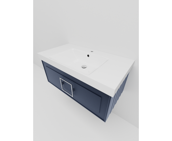 Тумба под раковину La Fenice Cubo Blu Grigio синяя 80_, изображение 3