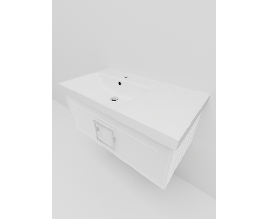 Тумба под раковину La Fenice Cubo Bianco белая 90_, изображение 3