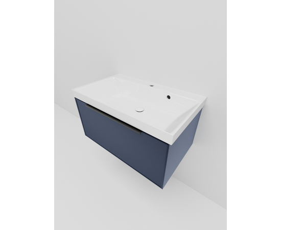 Тумба под раковину La Fenice SIMPLA Blu Grigio синяя 80_