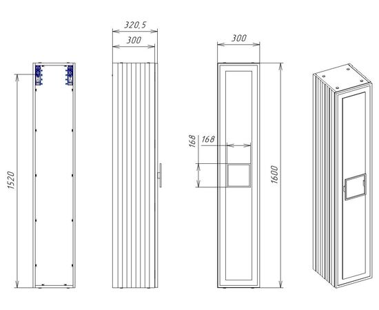 Пенал La Fenice Cubo Bianco белый 30_, изображение 6