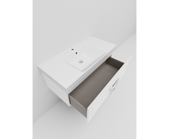 Тумба под раковину La Fenice Cubo Bianco белая 100_, изображение 4