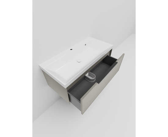 Тумба под раковину La Fenice SIMPLA Cappuccino бежевая 100_, изображение 3