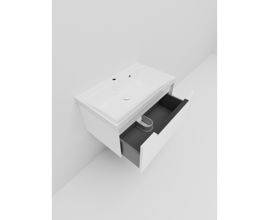 Тумба под раковину La Fenice SIMPLA Bianco белая 80_, изображение 3