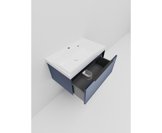 Тумба под раковину La Fenice SIMPLA Blu Grigio синяя 80_, изображение 3