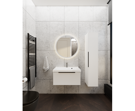 Тумба под раковину La Fenice SIMPLA Bianco белая 60_, изображение 4