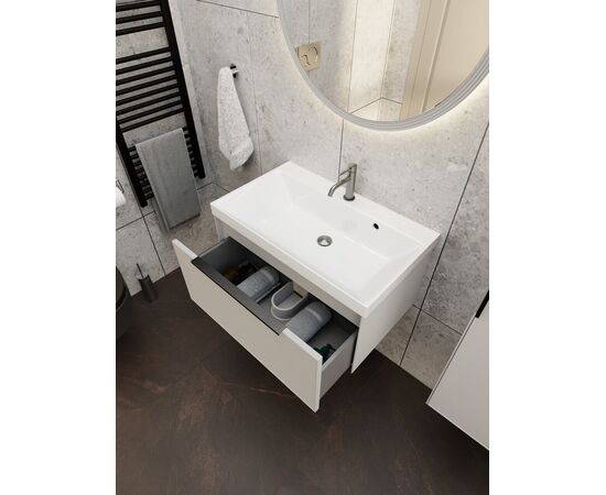 Тумба под раковину La Fenice SIMPLA Cappuccino бежевая 60_, изображение 7