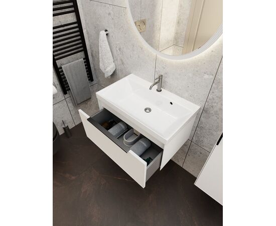 Тумба под раковину La Fenice SIMPLA Bianco белая 60_, изображение 5