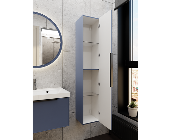 Пенал La Fenice Simpla Blu Grigio синий 30_, изображение 5