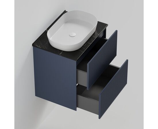 Тумба под раковину La Fenice La Fenice Terra Twin Blu Grigio 60 см синяя матовая_, изображение 6