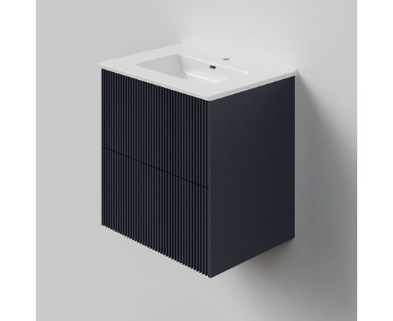 Тумба под раковину La Fenice La Fenice Terra Twin Blu Grigio 60 см синяя матовая_, изображение 2