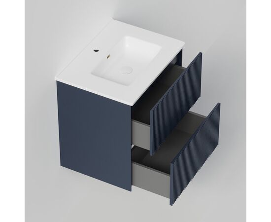 Тумба под раковину La Fenice La Fenice Terra Twin Blu Grigio 60 см синяя матовая_, изображение 4