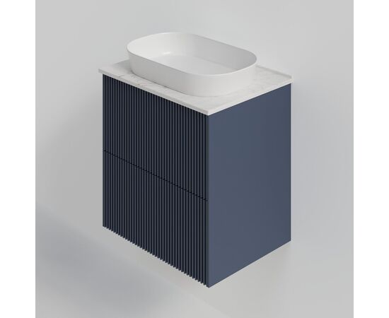 Тумба под раковину La Fenice La Fenice Terra Twin Blu Grigio 60 см синяя матовая_
