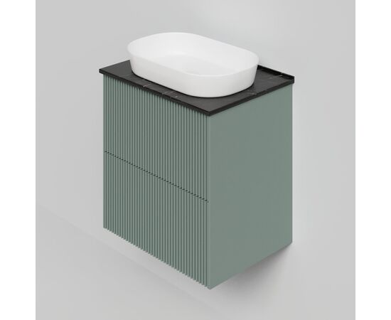 Тумба под раковину La Fenice La Fenice Terra Twin Grigio 60 см серо-зеленая матовая_