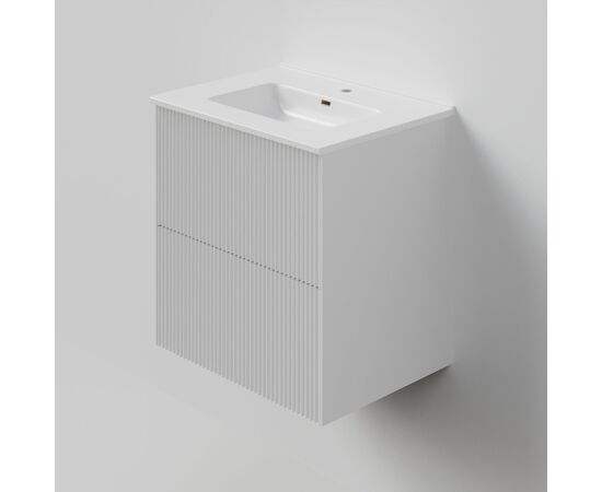 Тумба под раковину La Fenice La Fenice Terra Twin Bianco 60 см белая матовая_