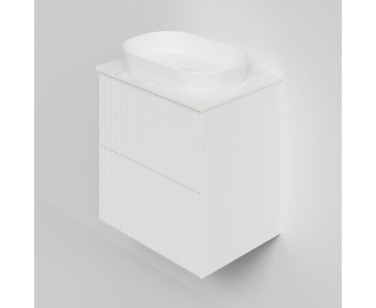 Тумба под раковину La Fenice La Fenice Terra Twin Bianco 60 см белая матовая_, изображение 2