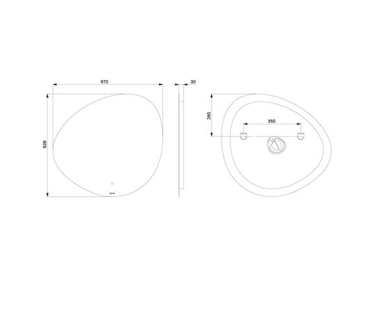 Зеркало AM.PM X-Joy M85MOX50701WG универсальное с контурной LED-подсветкой ИК-сенсором 70 см_, изображение 11