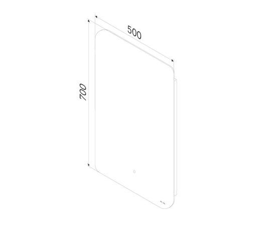 Зеркало AM.PM X-Joy M85MOX10501S1 с интерьерной Led подсветкой ИК-сенсором 50 см_, изображение 10