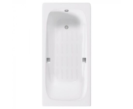 Ванна чугунная Delice Flex 170х80 с отверстиями под ручки и антискользящим покрытием DLR230631R-AS_