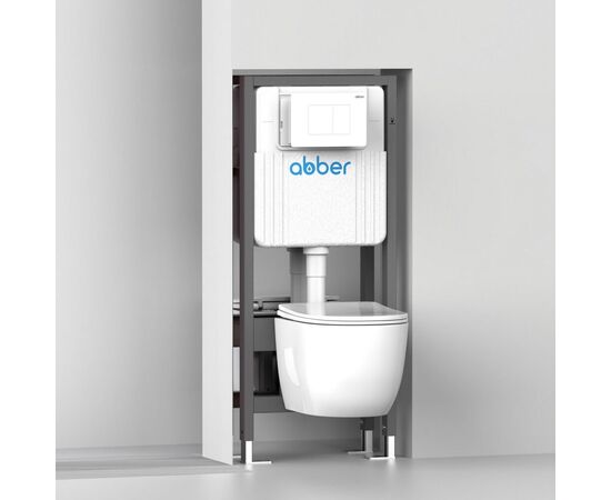 Инсталляция двойная самонесущая ABBER AC0106 для двух подвесных унитазов_, изображение 3