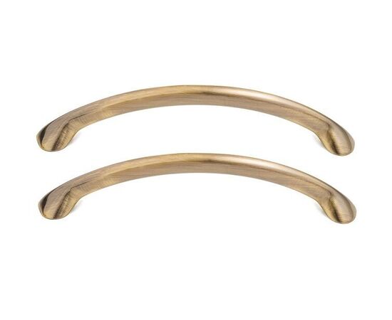 Ручки для чугунных ванн бронза антик дугообразные Delice серия Elite, комплект 2 шт_