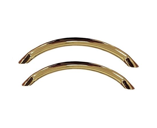Ручки для чугунных ванн золото дугообразные Delice серия Elite, комплект 2 шт_