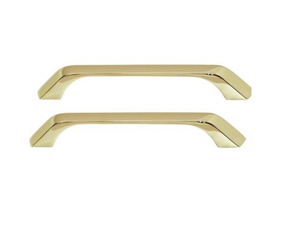 Ручки для чугунных ванн золото скобообразные Delice серия Elite, комплект 2 шт_