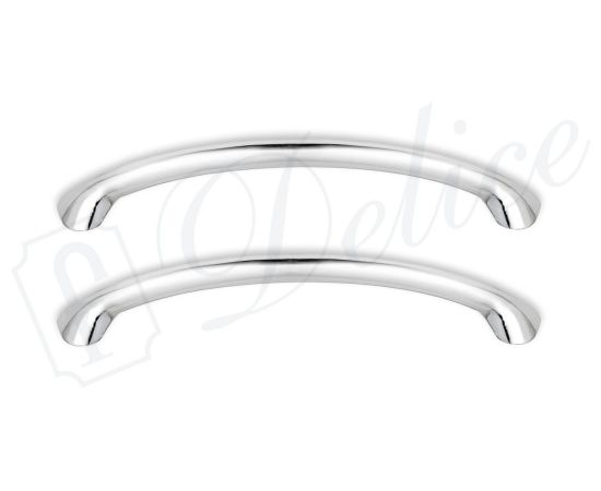 Ручки для чугунных ванн дугообразные хром Delice серия Elite, комплект 2 шт_