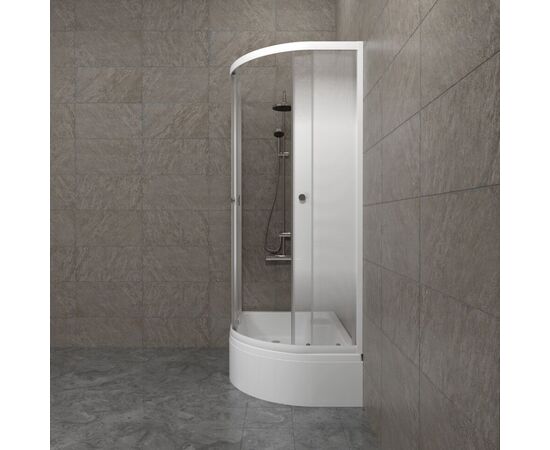 Душевой уголок Triton Коралл 80х120х205.5 профиль белый_, изображение 5