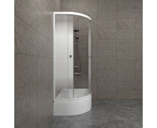 Душевой уголок Triton Коралл 80х120х205.5 профиль белый_, изображение 5