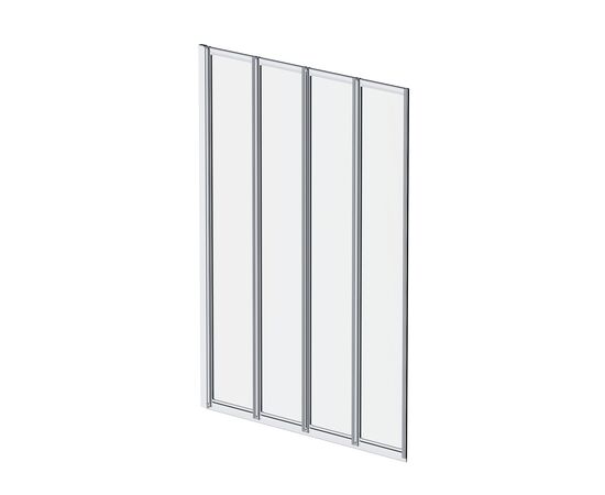 Душевая шторка на ванну AM.PM Like W80BS-100-140CT 100х140 см поворотно-складная_, изображение 7