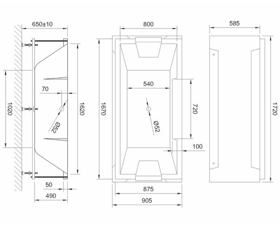 Гидромассажная ванна Royal Bath TRIUMPH COMFORT 170х87х65_, изображение 2