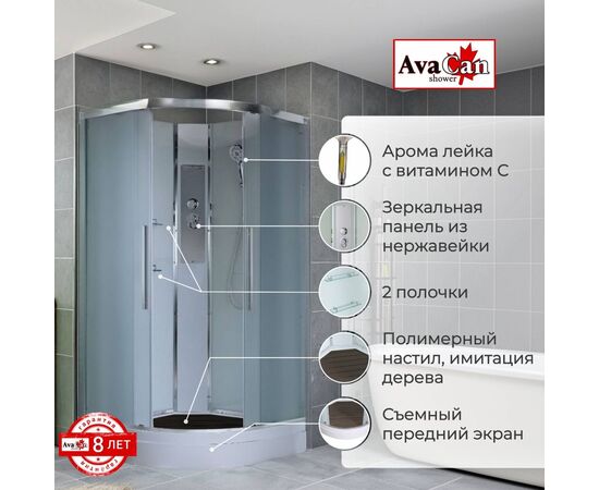 Душевая кабина AvaCan EM2090N без крыши_, изображение 2