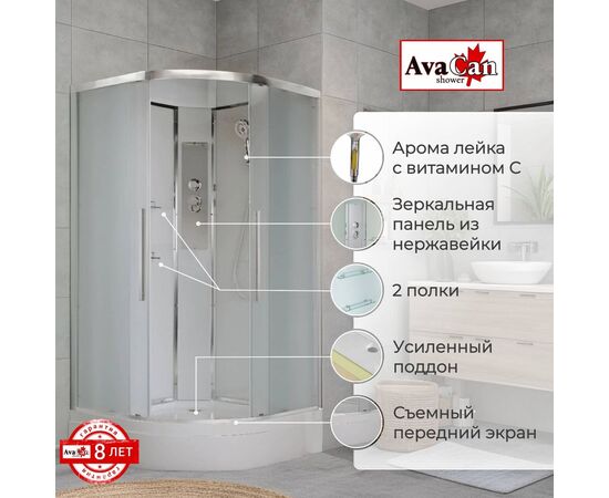 Душевая кабина AvaCan EM3090N без крыши_, изображение 2