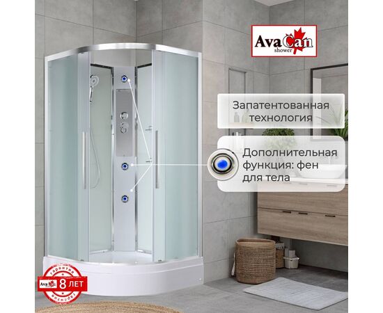 Душевая кабина AvaCan EM3090N без крыши_, изображение 4