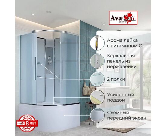 Душевая кабина AvaCan EM5090N без крыши_, изображение 2