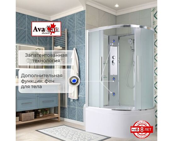 Душевая кабина AvaCan EM5811LN без крыши_, изображение 7
