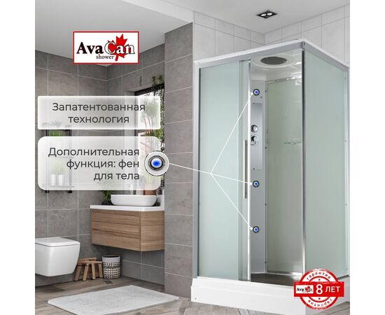 Душевая кабина AvaCan KD2912 стандартная_, изображение 8