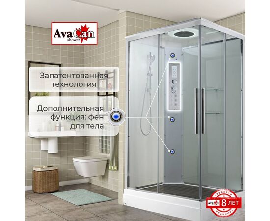 Душевая кабина AvaCan K2010LED_, изображение 6