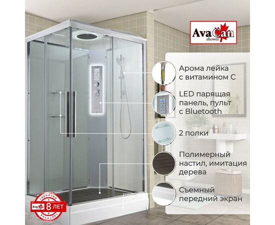 Душевая кабина AvaCan K2810LED_, изображение 2