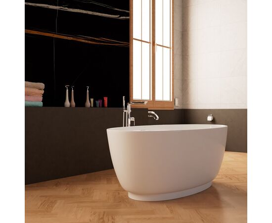 Ванна Frank F6016 White отдельностоящая 160х80х59 см_, изображение 3