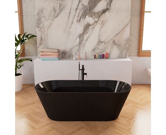 Отдельностоящая ванна F6103 Black-Black_