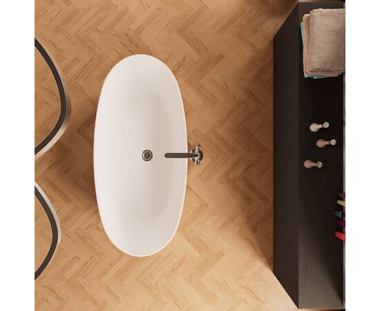 Ванна Frank F7001 White отдельностоящая 170х80х58 см_, изображение 2
