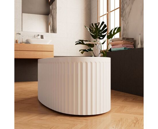 Ванна Frank F7001 White отдельностоящая 170х80х58 см_, изображение 4
