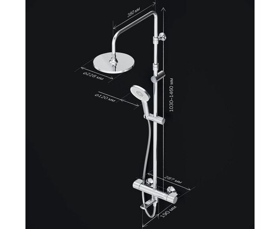 Душевая система Am.Pm X-Joy F0785A500_, изображение 12