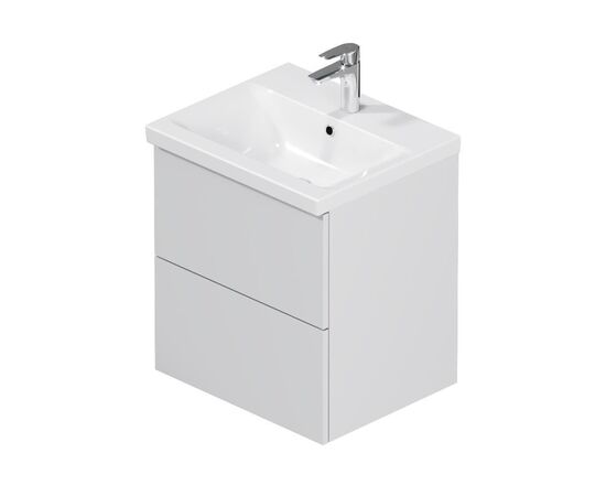 База с раковиной AM.PM Gem M90-FHX0502WG-WCC0502WG подвесная 50 см 2 ящика push-to-open белый глянец_, изображение 9