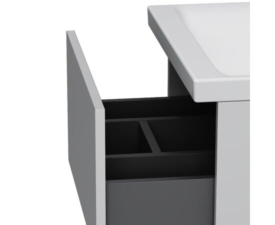 База под раковину AM.PM Gem M90FHX0502WG подвесная 50 см 2 ящика push-to-open белый глянец_, изображение 7