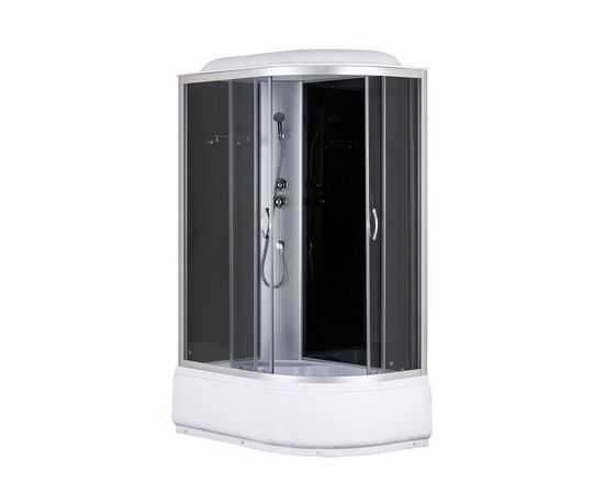 Душевая кабина Taliente TA-12080G(L) 120х80х215 см асимметричная левая тонированная, Стекло: Тонированное, Установка: Левая_