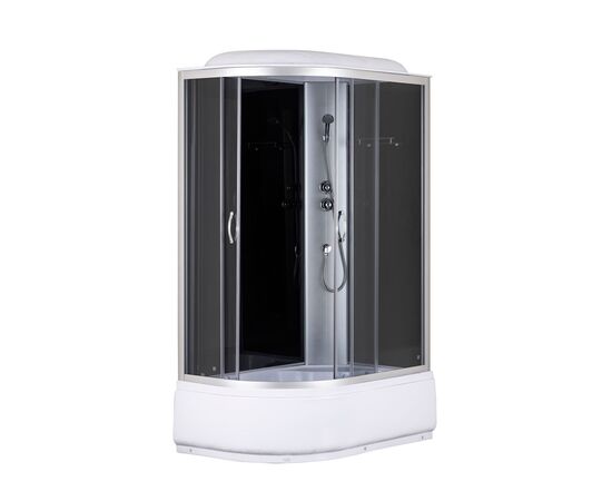 Душевая кабина Taliente TA-12080G(R) 120х80х215 см асимметричная правая тонированная, Стекло: Тонированное, Установка: Правая_
