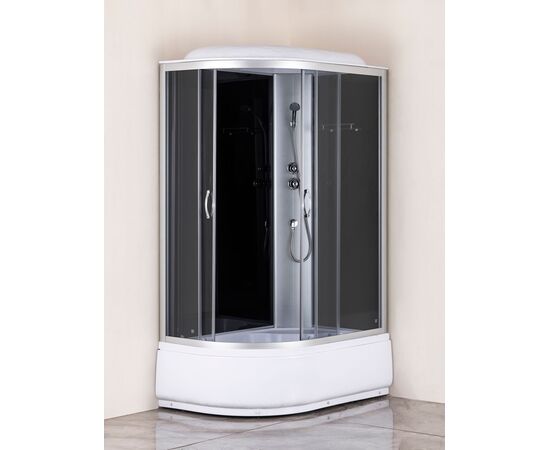 Душевая кабина Taliente TA-12080G(R) 120х80х215 см асимметричная правая тонированная, Стекло: Тонированное, Установка: Правая_, изображение 2