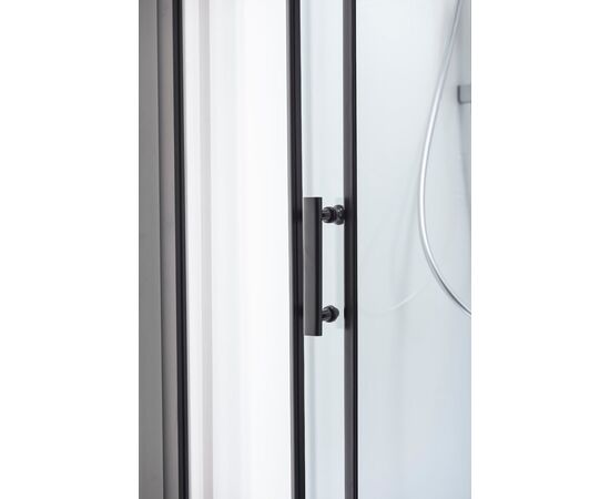Душевая кабина Taliente TA-100CB с гидромассажем 100х100х220 см профиль черный Optiwhite без крыши, Размер: 100х100, Профиль: Черный_, изображение 5